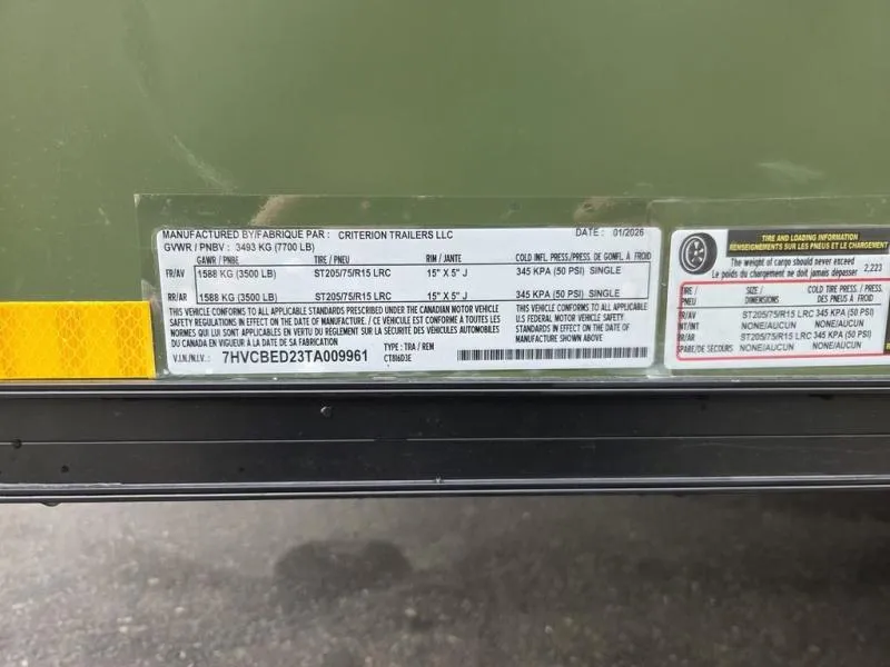 new Cargo (Enclosed) Trailers Criterion  for sale, in Draper, UT Thumbnail 11