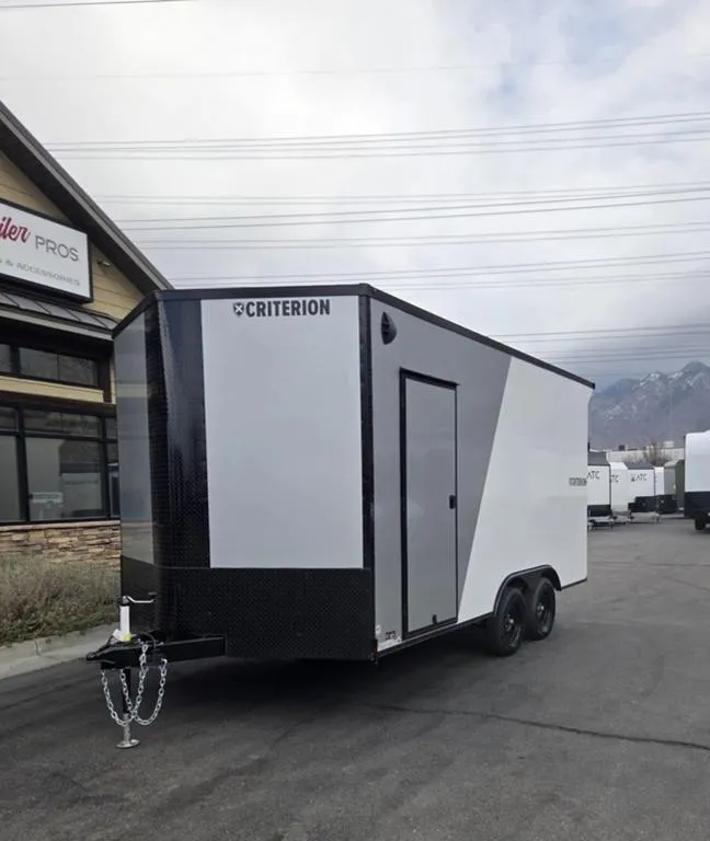 2026 Criterion 8X16 / 8.5X16 .080 Aluminum Exterior Enclosed Carg 