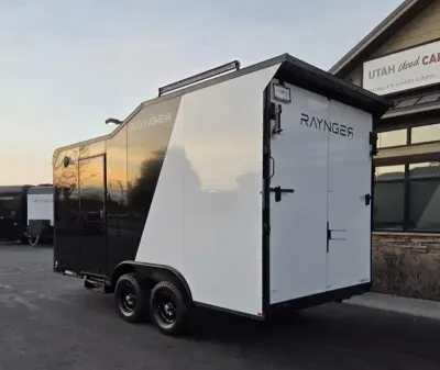 2026 RAYNGER 8x16 / 8.5x16 Toy Hauler Travel Trailer Camper R.V. Enclosed Cargo UTV/ATV