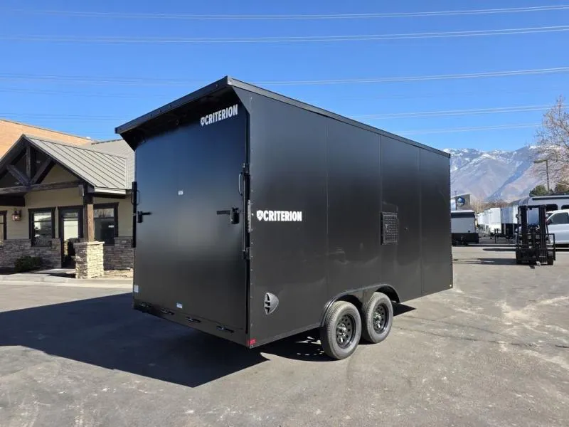 2026 Criterion 8X16 / 8.5X16 .080 Aluminum Exterior Enclosed Carg 