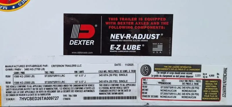 new Cargo (Enclosed) Trailers Criterion  for sale, in Draper, UT Thumbnail 16