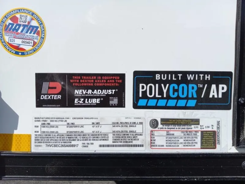 new Cargo (Enclosed) Trailers Criterion  for sale, in Draper, UT Thumbnail 39