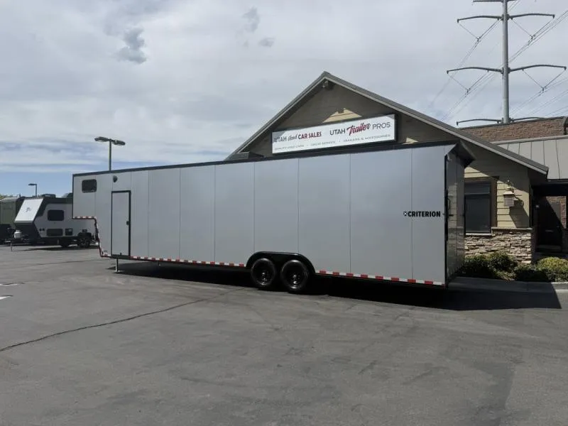 2026 Criterion 8X38 / 8.5X38 .080 Aluminum Gooseneck Enclosed Car 