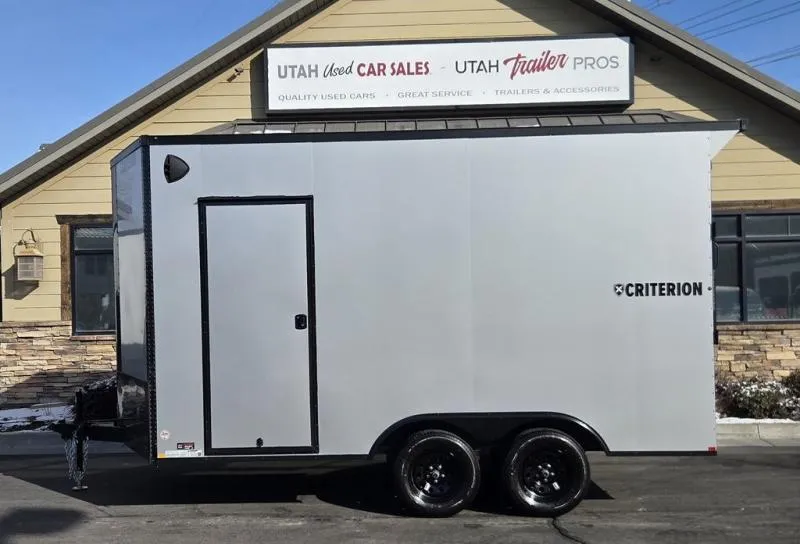 2026 Criterion 8X14 / 8.5X14 .080 Aluminum Exterior Enclosed Carg 