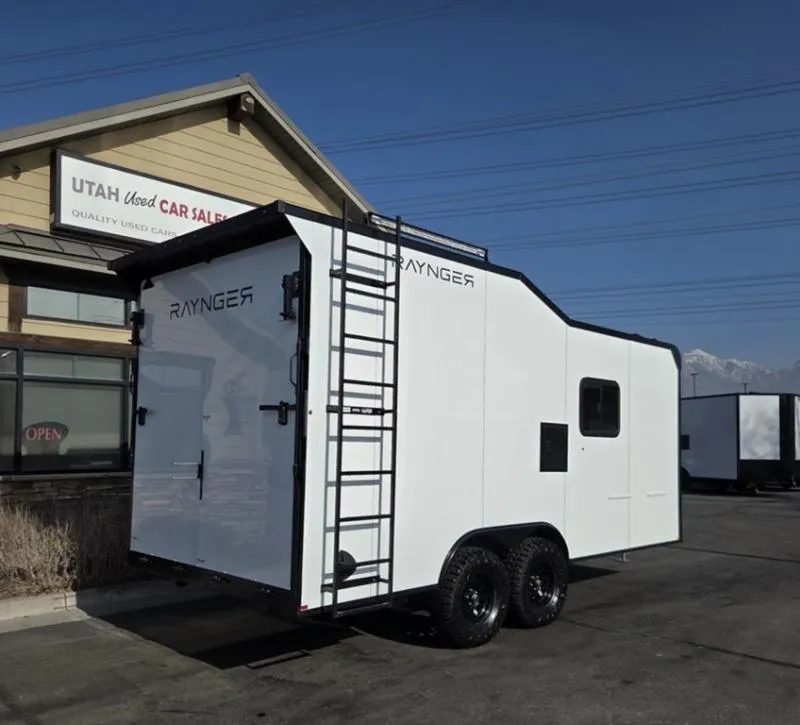 2026 RAYNGER 8.5X18 Toy Hauler Travel Trailer Camper R.V. Enclo 