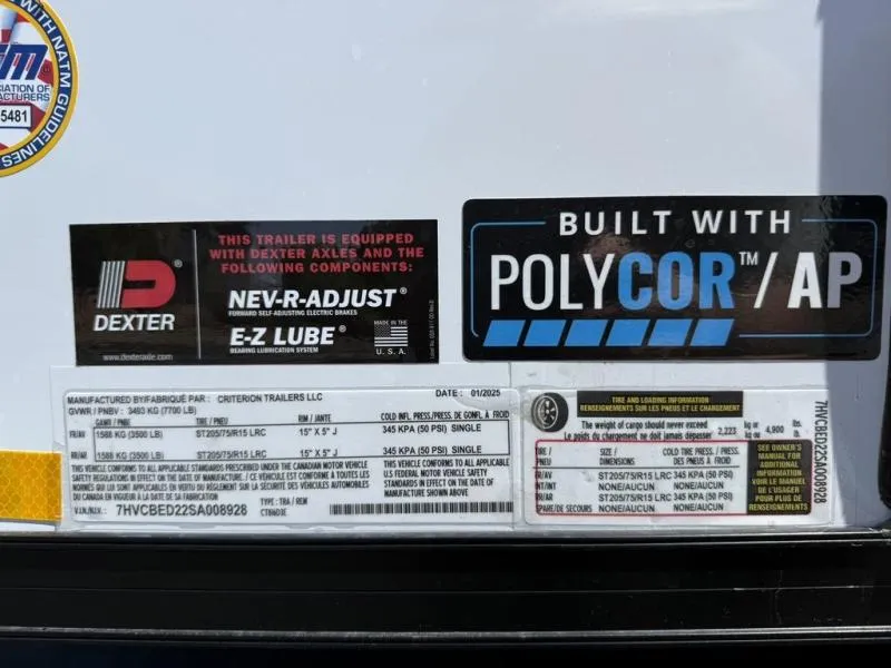 new Cargo (Enclosed) Trailers Criterion  for sale, in Draper, UT Thumbnail 52