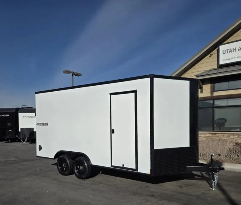 2026 Criterion 8X16 / 8.5X16 .080 Aluminum Exterior Enclosed Carg 