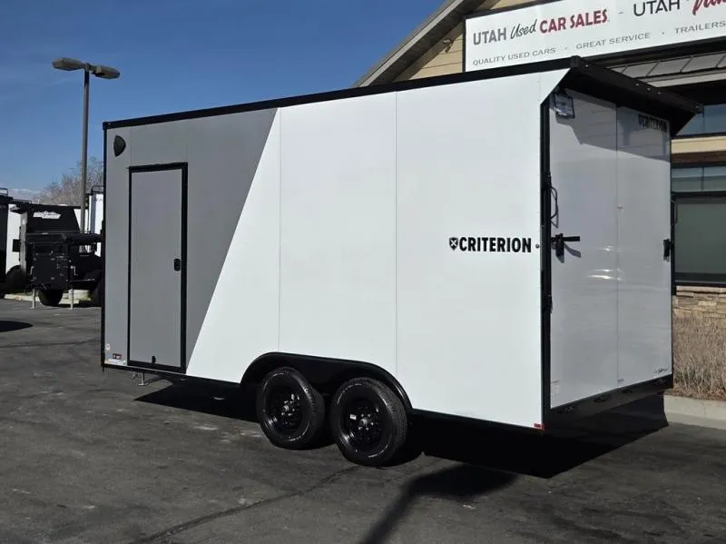 2026 Criterion 8X16 / 8.5X16 .080 Aluminum Exterior Enclosed Carg 