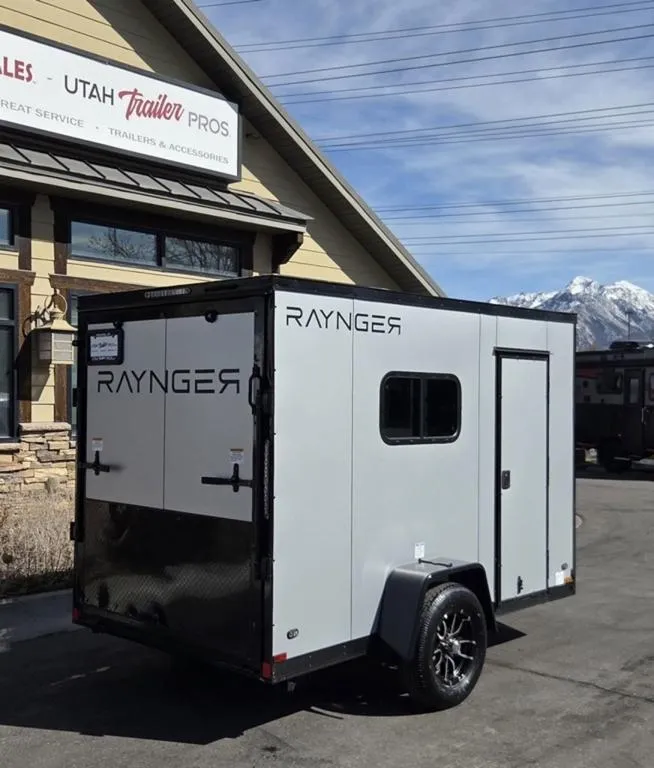 2026 RAYNGER 5x10 Mini/Light Small Toy Hauler Travel Trailer En 