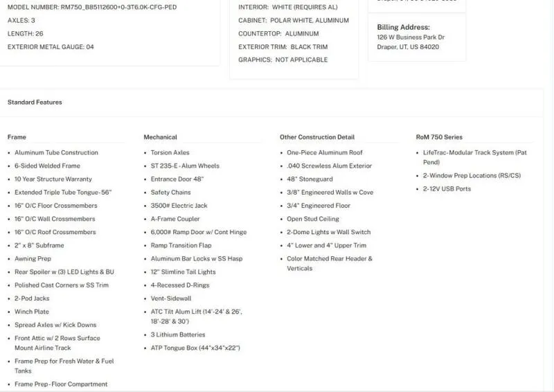 new Cargo (Enclosed) Trailers ATC  for sale, in Draper, UT Thumbnail 11