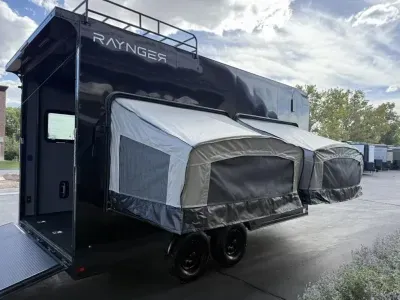 2026 RAYNGER 8X16 / 8.5X16 Toy Hauler 10K Axles TRIPLE TENT W/  