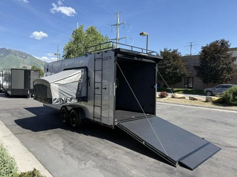 2025 Raynger 7X20 Toy Hauler Travel Trailer Bumper Pull Camper  