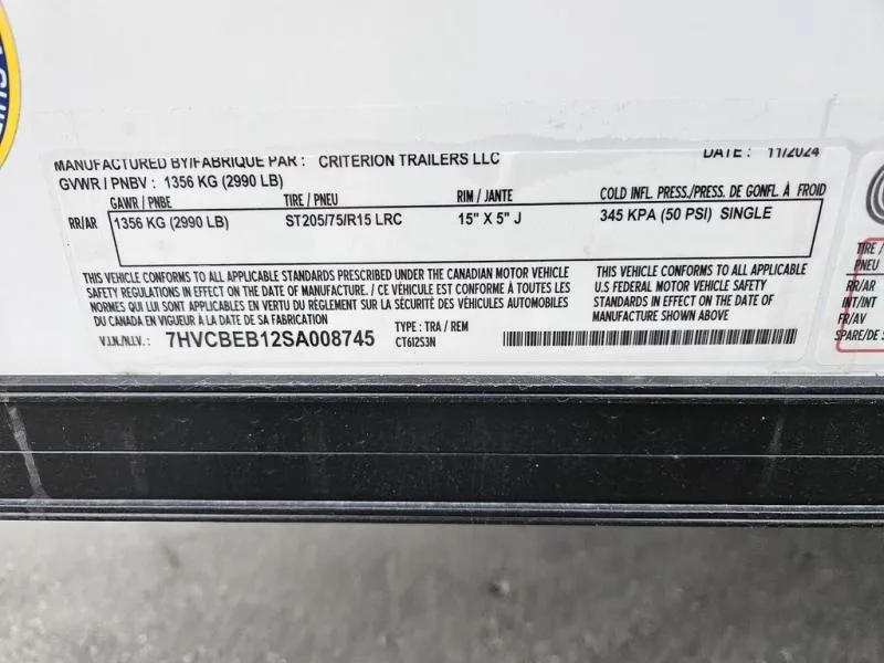 new Cargo (Enclosed) Trailers Criterion  for sale, in Draper, UT Thumbnail 8