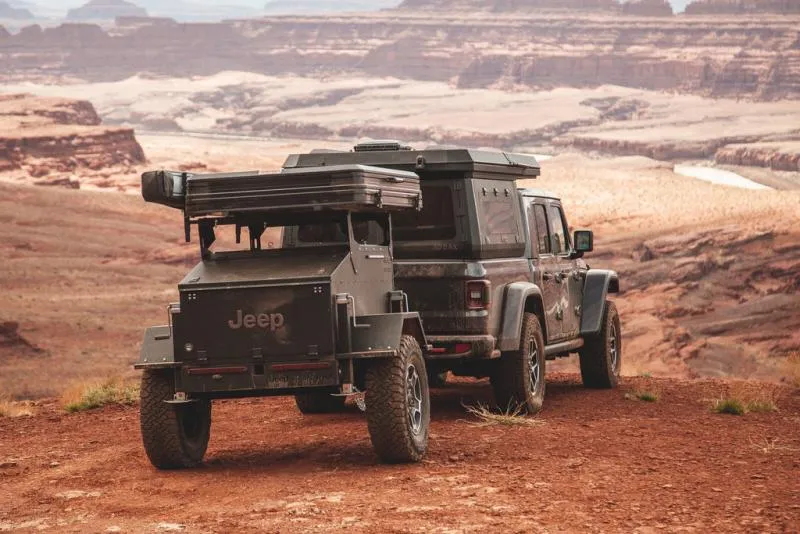 2026 ADDAX JEEP? Overland Off-Road Base Camp Travel Trailer M 