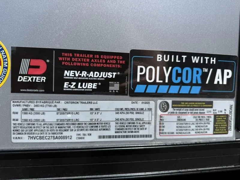 new Cargo (Enclosed) Trailers Criterion  for sale, in Draper, UT Thumbnail 50