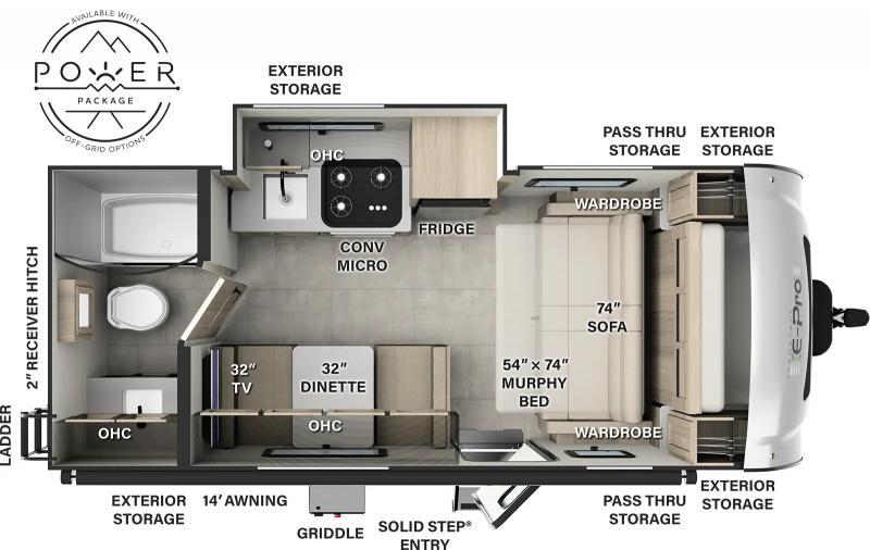 new Travel Trailers Forest River E-Pro for sale, in Hayward, WI Thumbnail 11
