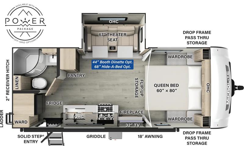 new Travel Trailers Forest River Flagstaff Micro Lite for sale, in Hayward, WI Thumbnail 17