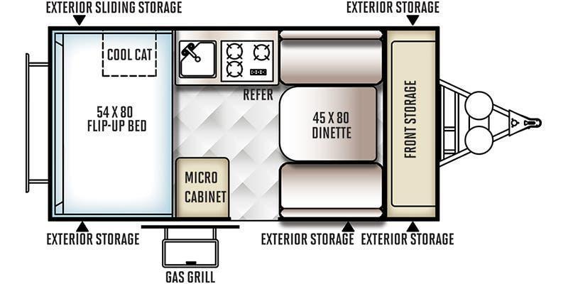 new Travel Trailers Forest River Flagstaff Hard Side for sale, in Hayward, WI Thumbnail 9