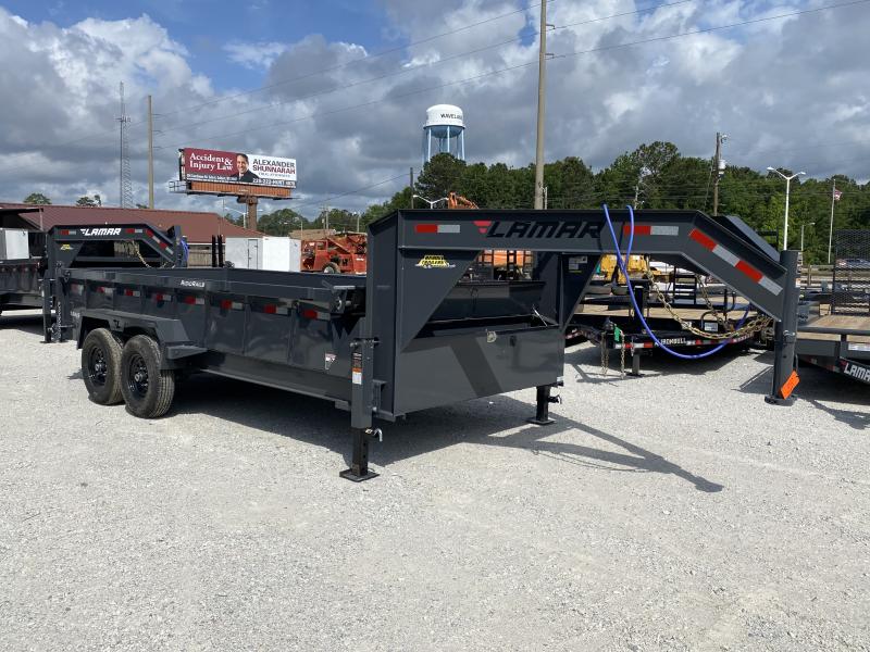 2022 Lamar Trailers DL831627 Gooseneck Low Pro Dump Trailer 2022 Lamar Trailers DL831627 Gooseneck Low Pro Dump Trailer
