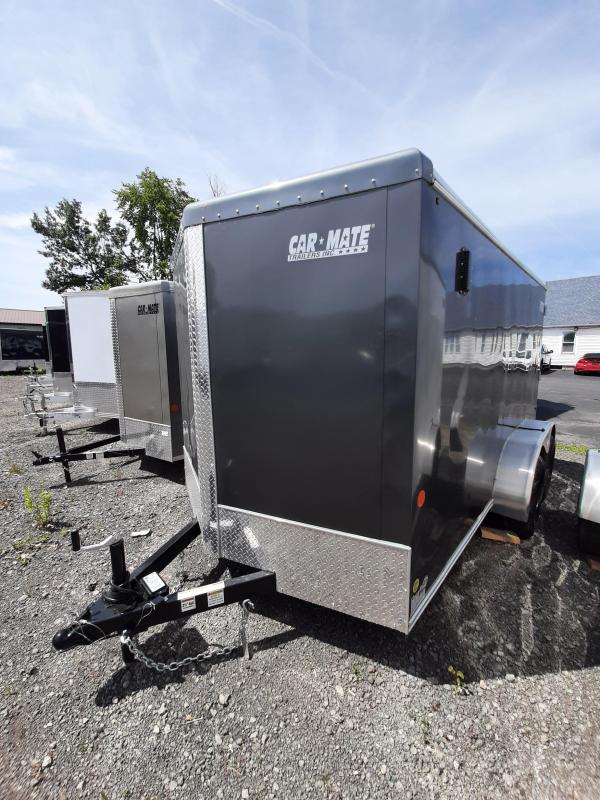 Car Mate Trailers 7X12 7K TANDEM AXEL ENCLOSED TRAILER W/REAR RAMP DOOR