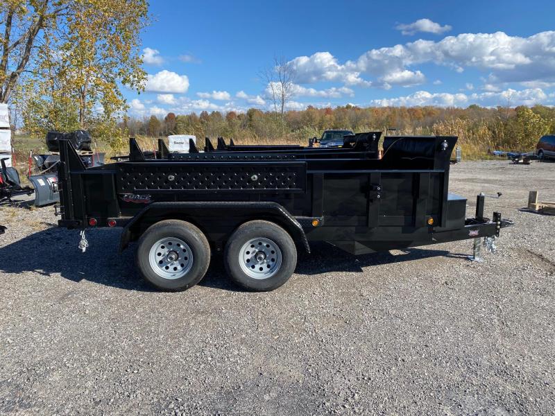 FORCE 6X12 10K DUMP TRAILER W/ TARP KIT & SPARE TIRE FORCE 6X12 10K DUMP TRAILER W/ TARP KIT & SPARE TIRE