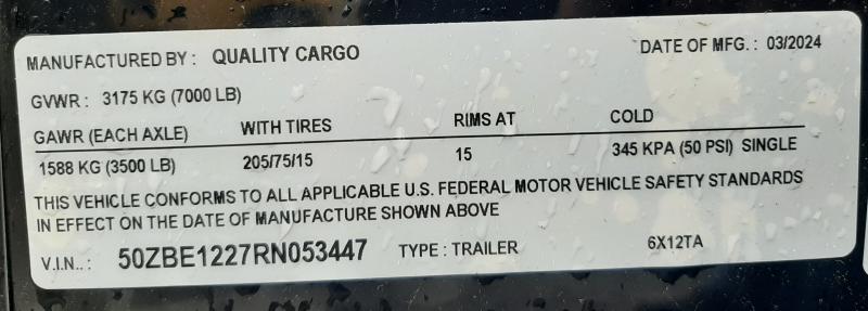 new Cargo (Enclosed) Trailers Quality Cargo  for sale, in Lockport, NY Thumbnail 5