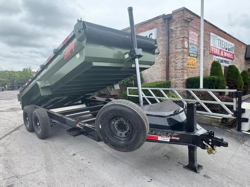 2026 Horizon Trailers 7'X14' 14K W/2FT SIDES  Dump Trailer