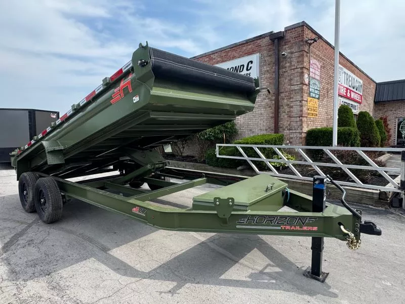 2025 Horizon Trailers 7'X16' 14K W/19"SIDES Dump Trailer