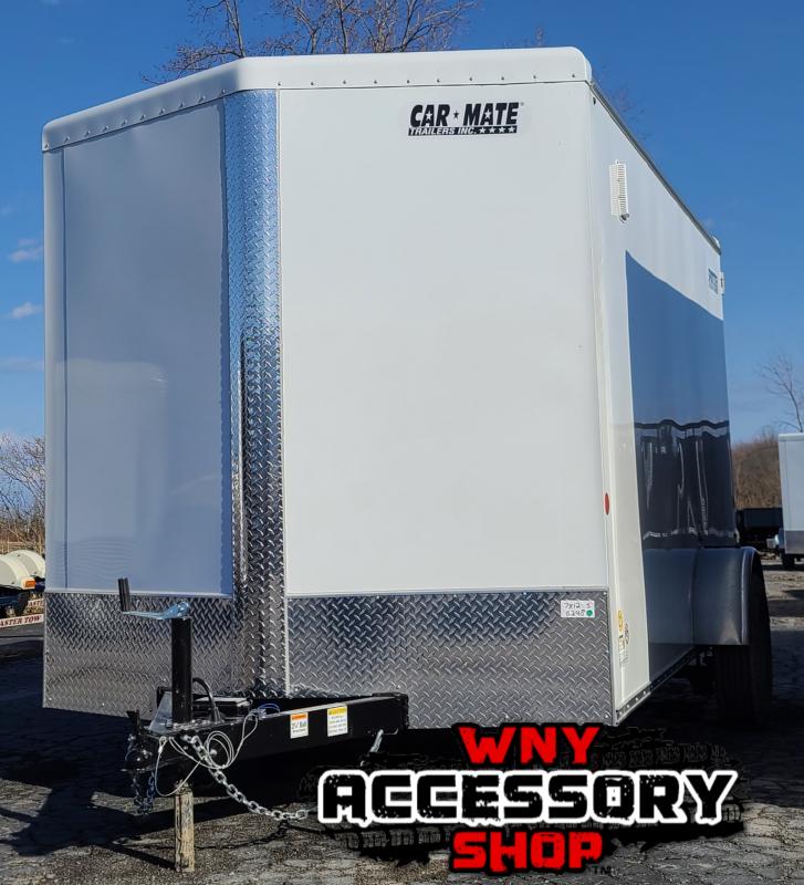 2023 Car Mate Trailers 7X12+12" EXTRA HEIGHT ENCLOSED TRAILER W/REAR