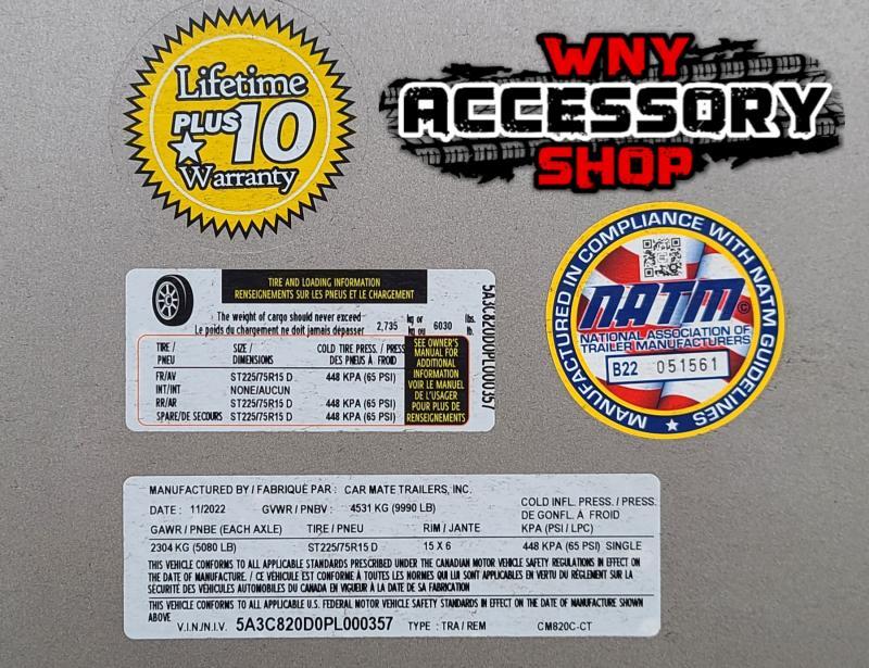 new Cargo (Enclosed) Trailers Car Mate Trailers  for sale, in Lockport, NY Thumbnail 9