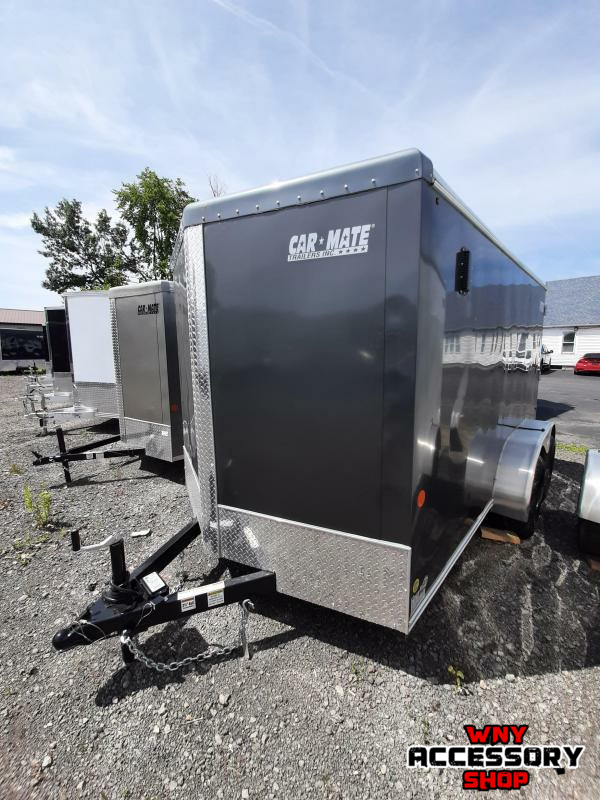 Car Mate Trailers 7X12 7K TANDEM AXEL ENCLOSED TRAILER W/REAR RAMP DOOR 1738257749