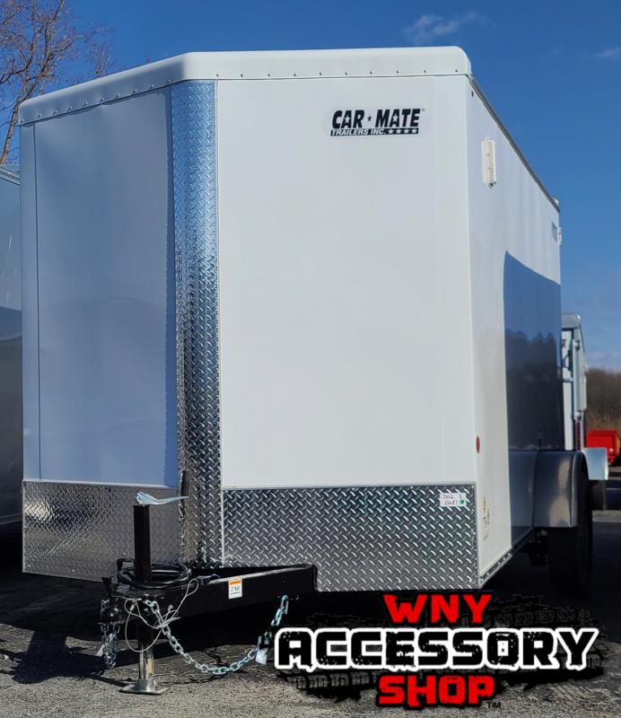 2023 Car Mate Trailers 7X12+6 EXTRA HEIGHT ENCLOSED CARGO W/REAR BARN