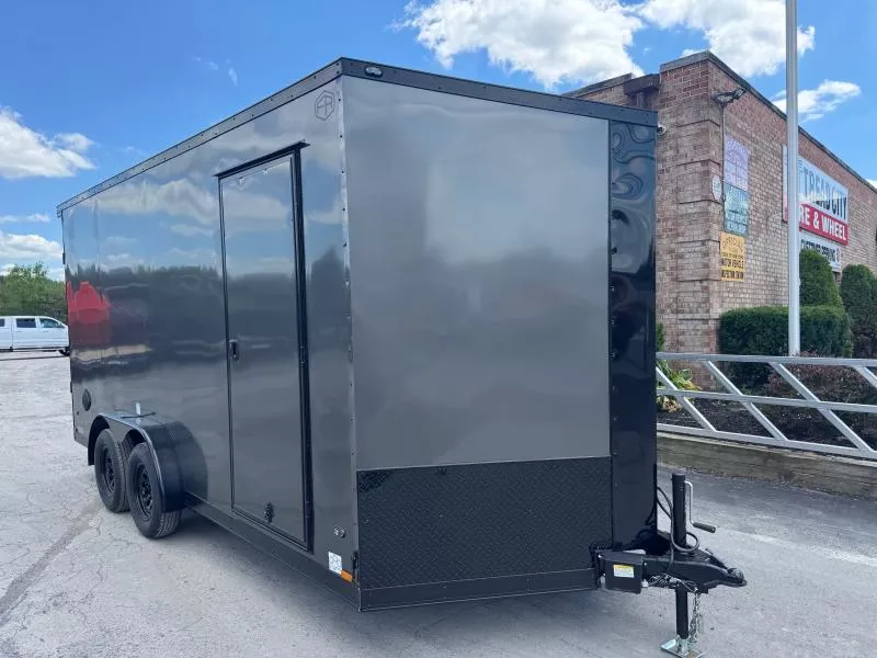 2026 Cargo Mate 7.5'X16'+12" EXTRA HEIGHT 7K Cargo / Enclosed Trailer