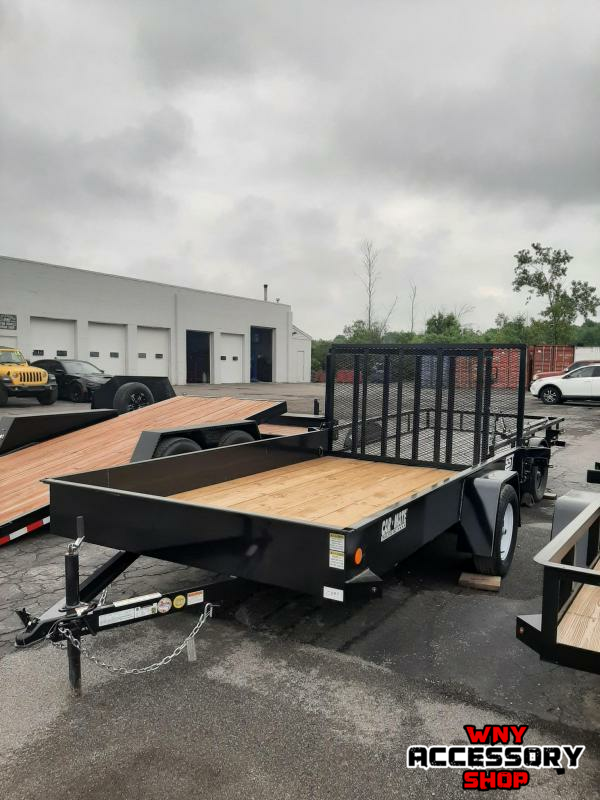Car Mate Trailers 68X12 3K STEEL SIDED UTILITY TRAILER W/REAR MESH GATE 1738257748