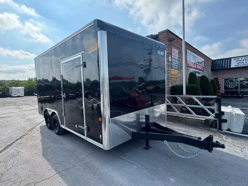 2025 Car Mate Trailers 8.5'X16'+12" EXTRA HEIGHT 10K W/RAMP Cargo / Enclosed Trailer