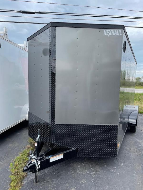 NEXHAUL 7X18 7K ENCLOSED CARGO TRAILER W/ RAMP DOOR & BLACKOUT PKG NEXHAUL 7X18 7K ENCLOSED CARGO TRAILER W/ RAMP DOOR & BLACKOUT PKG