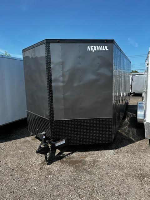 NEXHAUL 7X18 ENCLOSED TRAILER W/ EXTRA 12" HEIGHT & BLACKOUT PACKAGE NEXHAUL 7X18 ENCLOSED TRAILER W/ EXTRA 12" HEIGHT & BLACKOUT PACKAGE