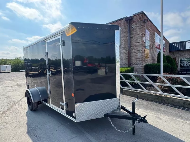 2025 Car Mate Trailers 6'X12'+6" EXTRA HEIGHT 3K W/RAMP Cargo / Enclosed Trailer
