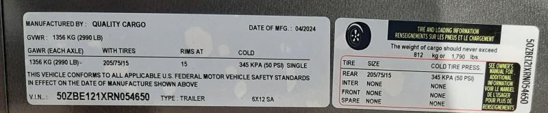 new Cargo (Enclosed) Trailers QUALITY CARGO Other for sale, in Lockport, NY Thumbnail 8