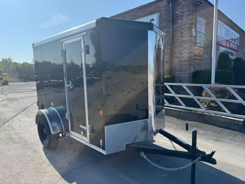 2026 Car Mate Trailers 5'X8.5'+6" EXTRA HEIGHT 3K W/RAMP Cargo / Enclosed Trailer