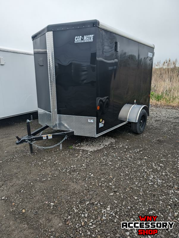 Car Mate Trailers 6X10+6" 3K EXTRA HEIGHT SINGLE AXLE ENCLOSED TRAILER W/REAR RAMP DOOR 1738257743