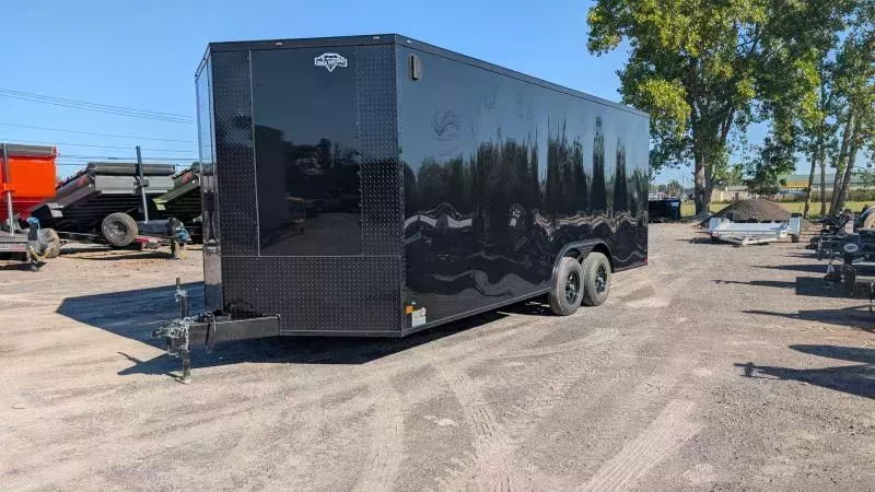 2026 Diamond Cargo 8.5X20+12" EXTRA HEIGHT **BLACKOUT** Car Hauler