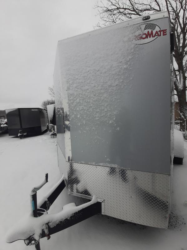 2022 Cargo Mate 7X18+6" TANDEM AXLE W/REAR RAMP & STABILIZER JACKS