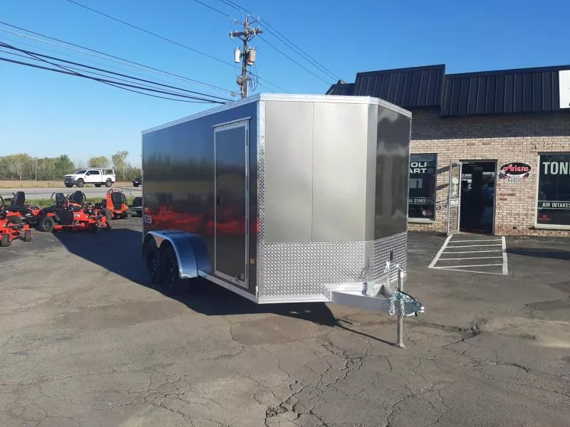 2026 Stealth Trailers 7X14+4" EXTRA HEIGHT ALUMINUM ENCLOSED CARGO TRAILER 