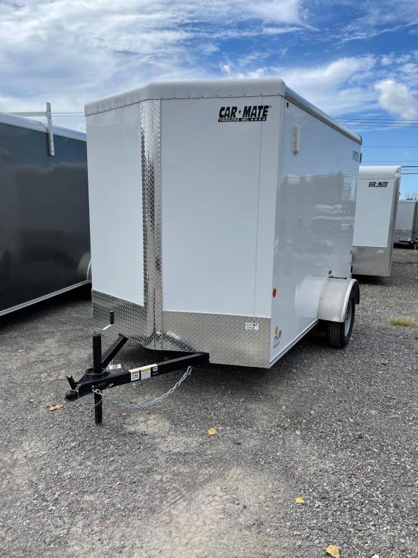 CAR MATE 6X10 ENCLOSED CARGO TRAILER W/ BARN DOOR & EXTRA 6" INTERIOR