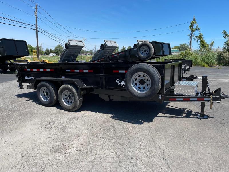 2023 Cam Superline 7X14 14K DUMP TRAILER W/TARP KIT, SPARE AND RAMPS
