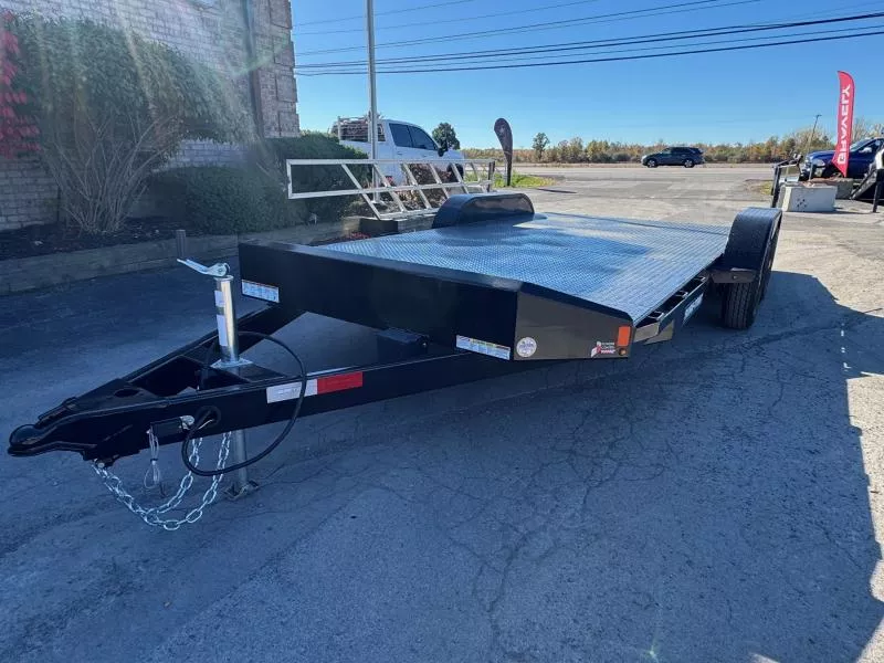 2025 Sure-Trac 7'X18' 7K STEEL DECK Car Hauler