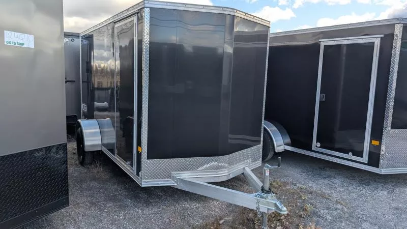 2026 Alcom-Stealth 6'X12' 3K W/RAMP Cargo / Enclosed Trailer