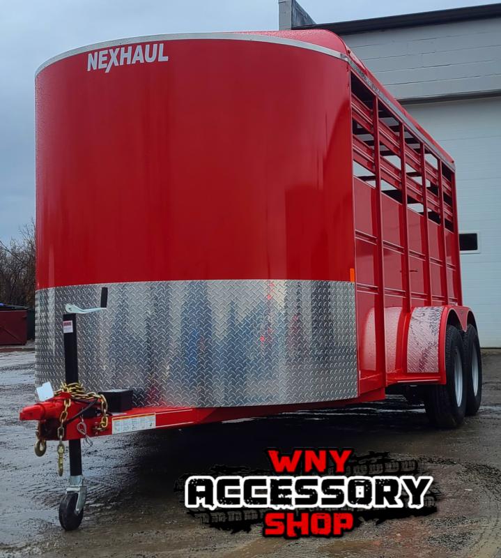 2023 Nexhaul 16' TANDEM AXLE LIVESTOCK TRAILER Stock Trailers For Sale Classifieds for Horse