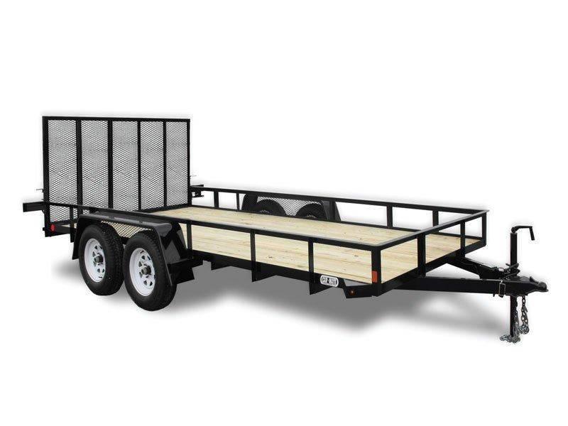 2020 Car Mate 6.5 x 14 Tandem Axle Utility Trailer w/ Ramp Gate WNY